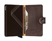 Secrid Miniwallet Stitch Linea Espresso