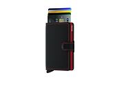 Secrid Miniwallet Matte Black & Red
