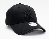 New Era 9FORTY Womens MLB Essential wmns New York Yankees Strapback Black / Black Womens Cap