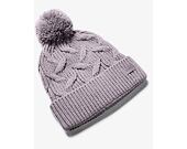 Under Armour Around Town Pom Beanie Plum Womens Beanie