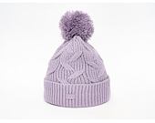 Under Armour Around Town Pom Beanie Plum Womens Beanie
