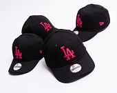 New Era 9FORTY Kids League Essential Los Angeles Dodgers Strapback Black/Bright Ros
