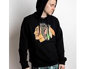 '47 Brand Chicago Blackhawks Imprint Helix Pullover Black Sweatshirt