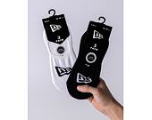 New Era Flag Invisible 3Pack White Socks