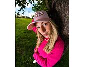 Von Dutch Cary Trucker Satin Lt.Pink/Brown Cap