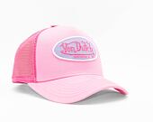 Von Dutch Boston Trucker Cotton Twill Pink/Purple Cap