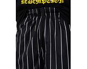 Karl Kani Small Signature Pinstripe Mesh Shorts black/white