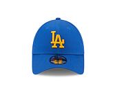 Kšiltovka New Era 9FORTY MLB League Essential Los Angeles Dodgers Blue Azure / Mellow Yellow