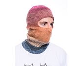 Custom made pletená Balaclava kukla - Funky Rainbow 2