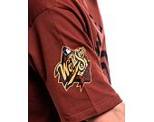 Triko New Era MLB Team Patch Oversized Tee San Diego Padres Cooperstown Brown / Black