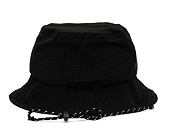 Klobouk Yupoong Adjustable Flexfit Bucket Hat Black