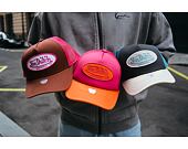 Kšiltovka Von Dutch Trucker Boston - Cotton Twill - Brown/Pink