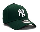 Kšiltovka New Era - MLB Essential 9FORTY - NY Yankees - Dark Green / White