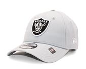 Kšiltovka New Era 9FORTY NFL Side Patch Las Vegas Raiders Grey / Black