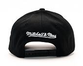 Mitchell & Ness Pinscript Classic Red Branded Black Cap