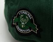 Kšiltovka New Era 9FORTY NBA Team Side Patch Milwaukee Bucks Mountain Pine Green / Black