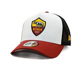 Kšiltovka New Era - 9FORTY Trucker Core AS Roma - White / Red