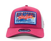 Kšiltovka New Era - MLB City Patch 9FORTY Trucker - LA Dodgers - Burgundy