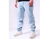 Kalhoty Karl Kani - Og Baggy Five Pocket Flames Denim - bleached blue