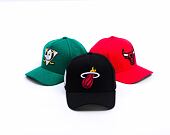 Kšiltovka Mitchell & Ness - Miami Heat - Kicking Wool Pro Strapback - Black
