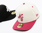 Kšiltovka New Era - Branded Script 59FIFTY - Ivory / Cherry