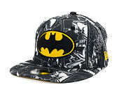 Dětská Kšiltovka New Era - WARNER BROS DC Print 9FIFTY - Batman - Yellow / Black