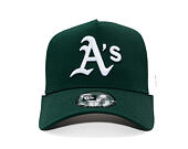 Kšiltovka New Era - MLB Mesh Patch 9FORTY Trucker - Oakland Athletics - Dark Green