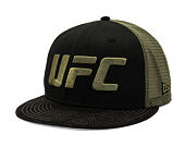 Kšiltovka New Era - UFC MMA 9FIFTY Suede - Black / Olive