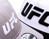 Kšiltovka New Era - UFC MMA Core 9FORTY - Grey / White