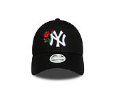 Dámská Kšiltovka New Era - MLB Roses 9FORTY - NY Yankees - Black
