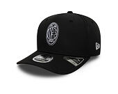 Kšiltovka New Era - Recycled 9SEVENTY Stretch-Snap - AC Milan - Black