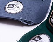 Kšiltovka New Era - Buffalo Distressed Patch 9FORTY A-Frame - Muted Indigo