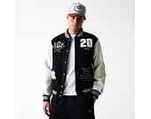 Bunda New Era - Patch Varsity Jacket - Black