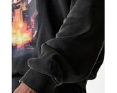 Mikina New Era - NBA Washed Graphic Crewneck - Chicago Bulls - Black