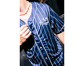 Dres Karl Kani - Kani Pinstripe Baseball Jersey - Blue