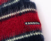Kangol - Fuzzy Stripe Beanie - Navy