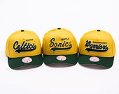 Kšiltovka Mitchell & Ness - Harvest Gold Pro Crown - Seattle Supersonics - Gold/Green