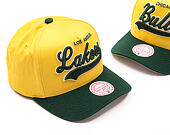 Kšiltovka Mitchell & Ness - Harvest Gold Pro Crown - Los Angeles Lakers - Gold/Green