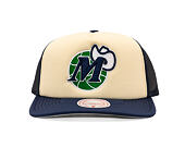 Kšiltovka Mitchell & Ness - NBA Vintage Block Trucker HWC - Dallas Mavericks - Cream
