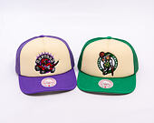 Kšiltovka Mitchell & Ness - NBA Vintage Block Trucker HWC - Toronto Raptors - Cream