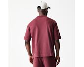 Tee New Era - Branded Washed Oversized Tee - Burgundy