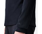 Tee New Era - Branded Longsleeve Waffle Tee - Black