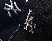 Womens Cap New Era - MLB Sequin 9FORTY - LA Dodgers - Black