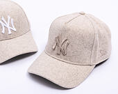 Cap New Era - MLB Melton Wool 9FORTY A-Frame - NY Yankees - Stone