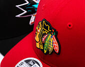 Cap New Era - NHL 9FORTY M-CROWN - Chicago Blackhawks - Team Color