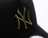 Cap New Era - MLB Essential 9FORTY Trucker - NY Yankees - Black / Rifle Green