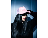 Kšiltovka Reflection Luxury Fuzzy Trucker - Coral Pink / White