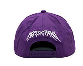 Kšiltovka Reflection Luxury Shine Loud Snapback - Grape Purple / White