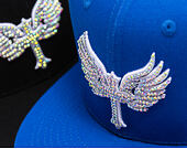 Kšiltovka Reflection Luxury Shine Loud Snapback - Royal Blue / White
