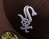 New Era - MLB Seasonal 59FIFTY - Chicago White Sox - Burnt Wood - Brown